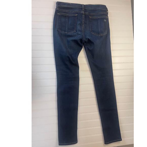 Rag & Bone Skinny Jeans Denim Bedford Dark Wash Size Womens 28 - Picture 8 of 9